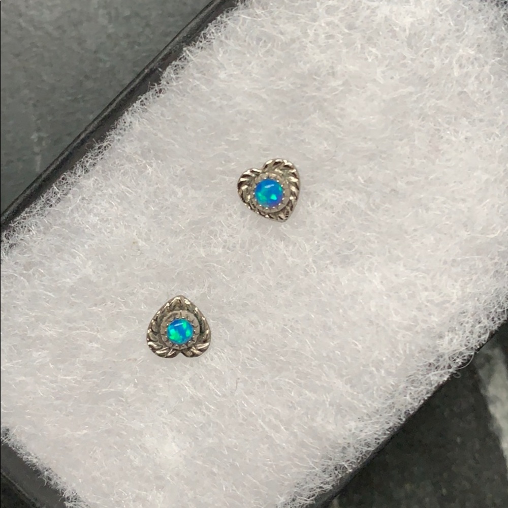 Heart Stud Earrings